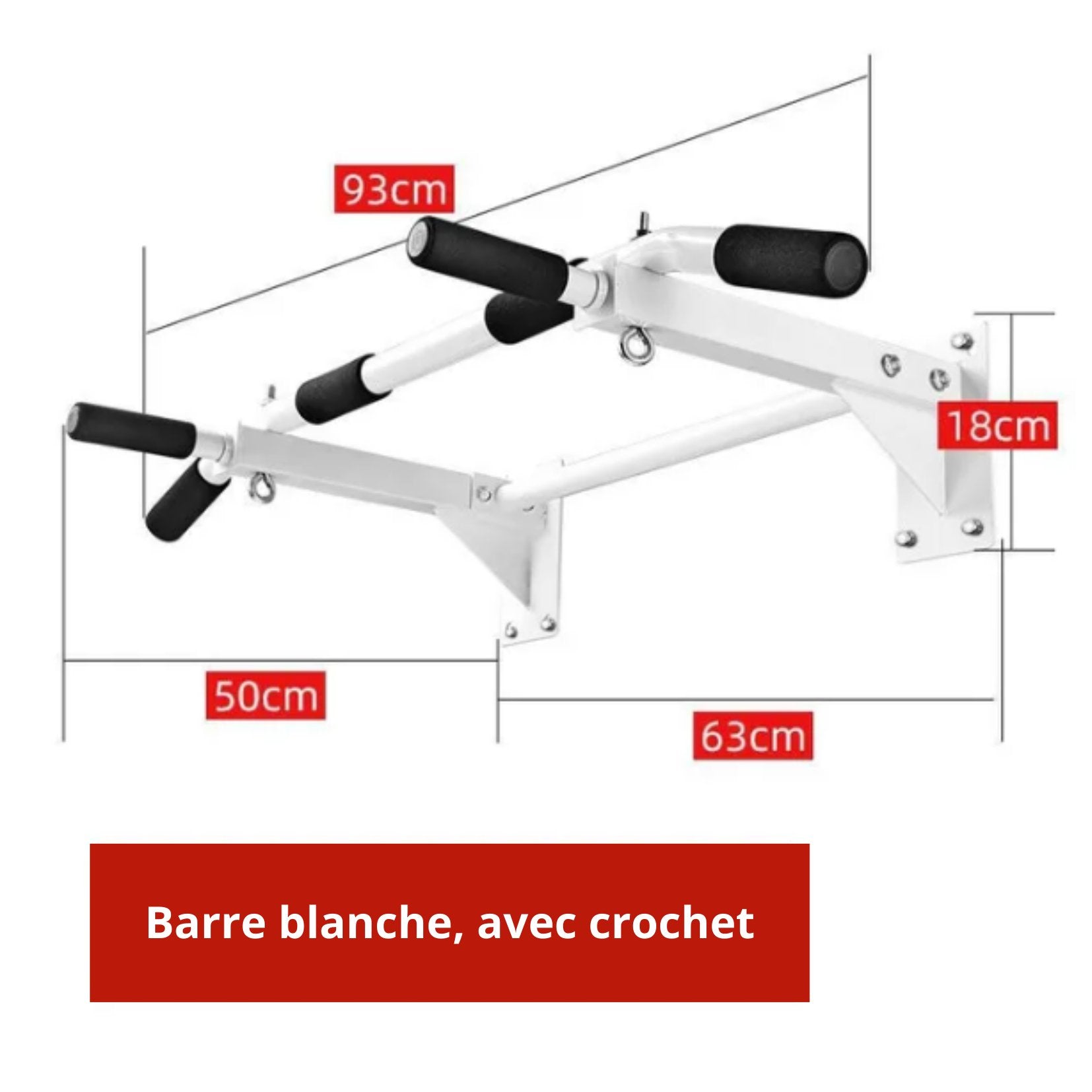 Barre de traction | Barre de fitness - Musculation Vitality