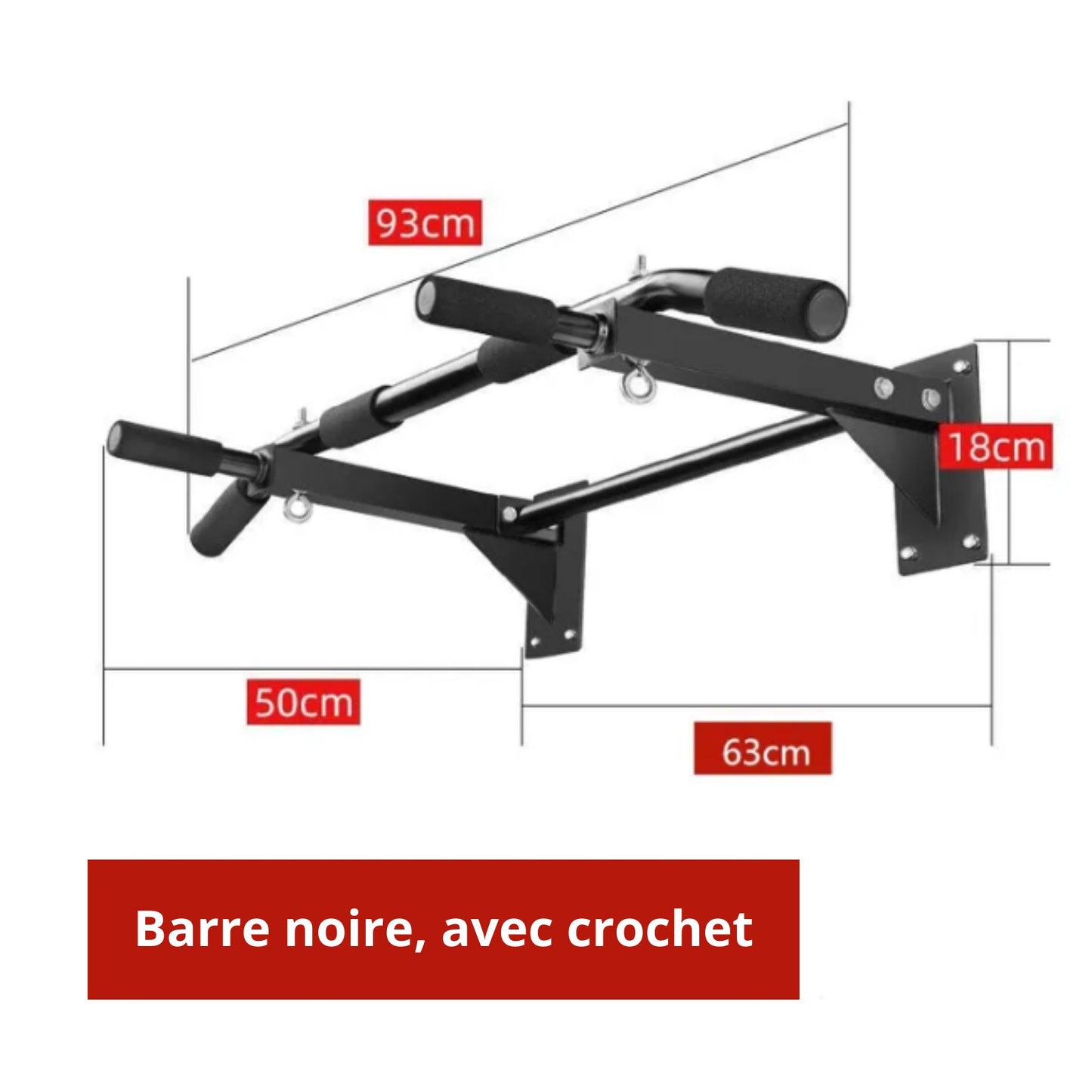 Barre de traction | Barre de fitness - Musculation Vitality