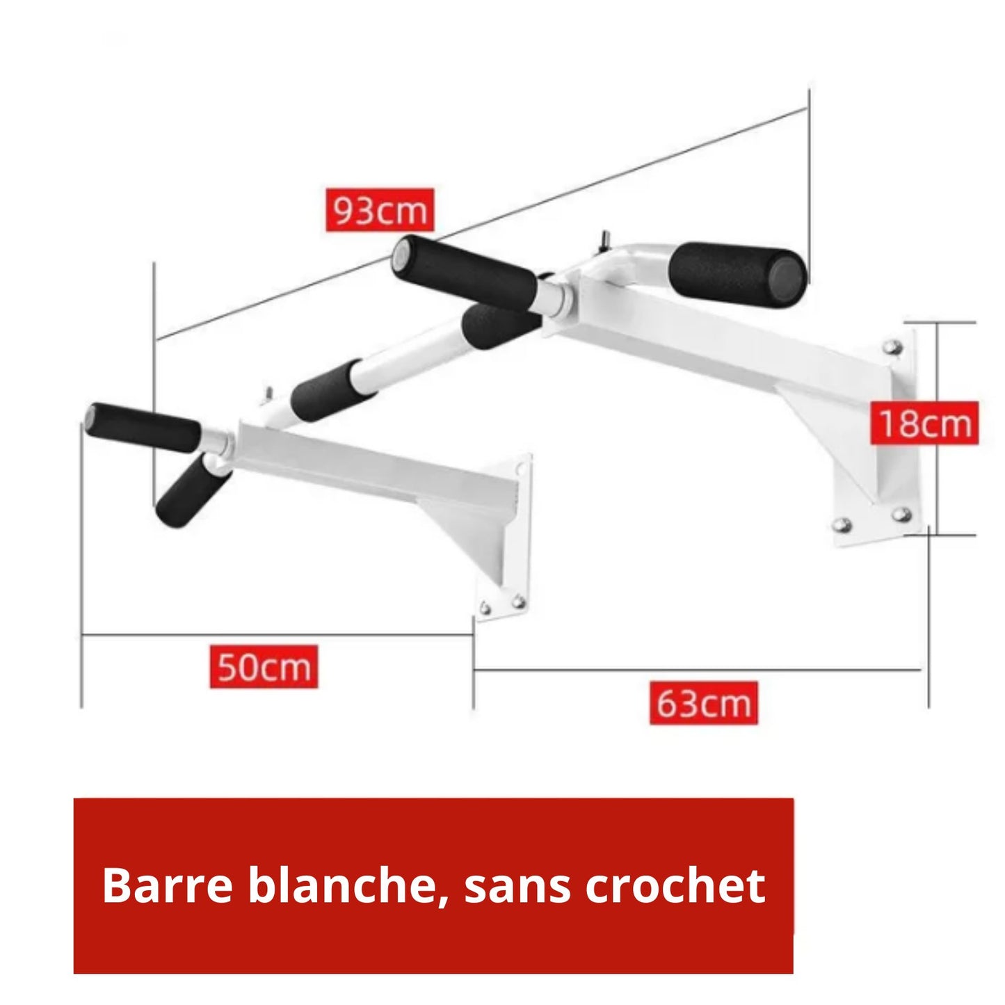 Barre de traction | Barre de fitness - Musculation Vitality