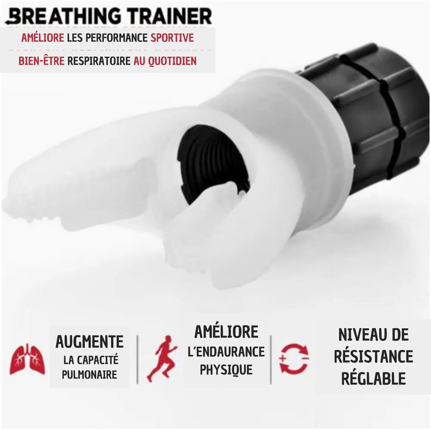Breathing Trainer | Équipement de respiration fitness™ - Musculation Vitality