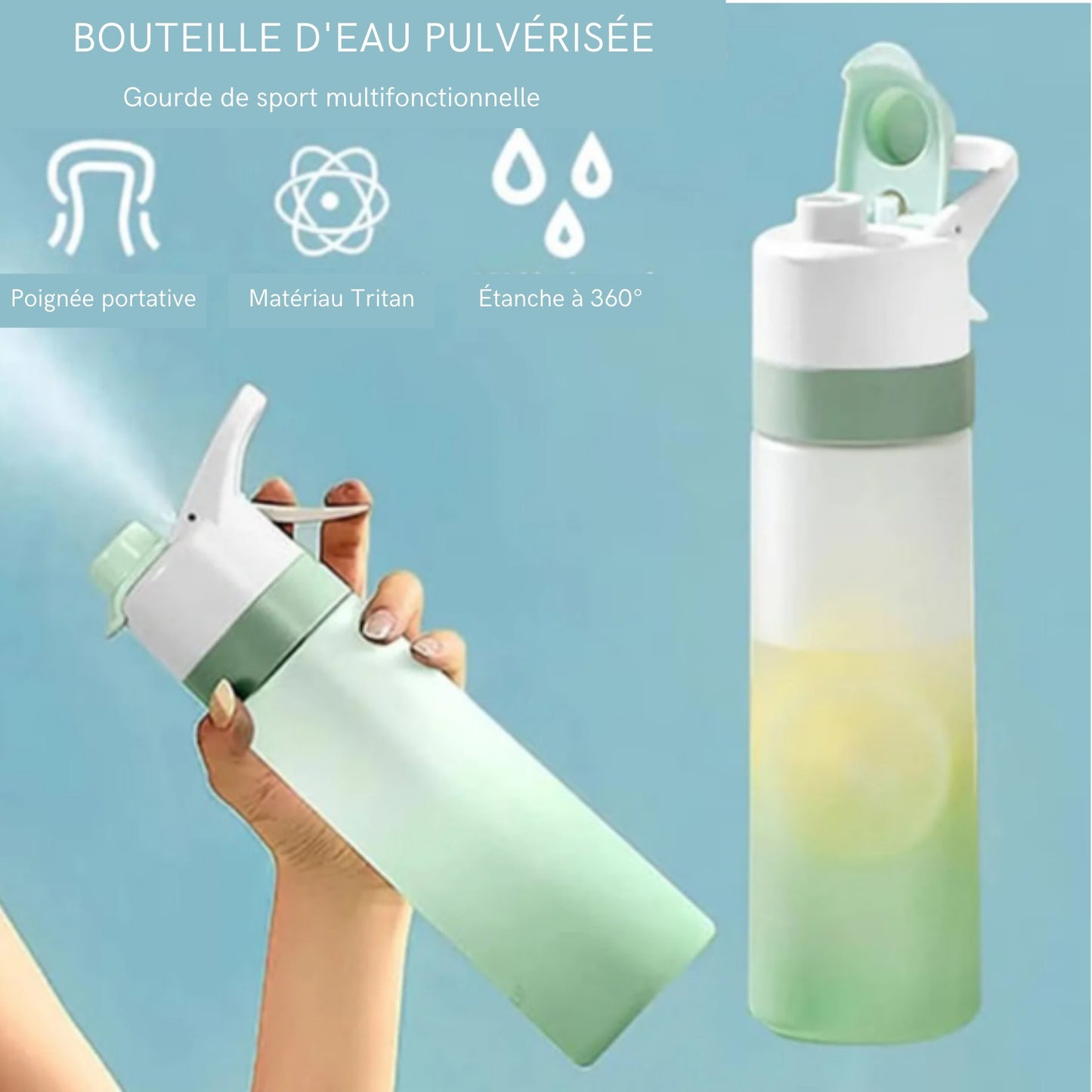 Brumisateur d'eau | Gourde Brumisateur Sunho Kitchen™ - Musculation Vitality
