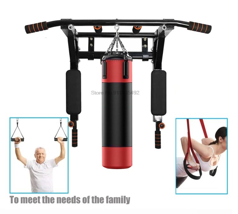 Barre de traction multifonctionnelle | Barre de traction 2 en 1 JIMITU™ - Musculation Vitality