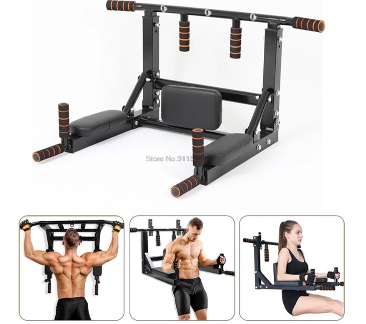 Barre de traction multifonctionnelle | Barre de traction 2 en 1 JIMITU™ - Musculation Vitality