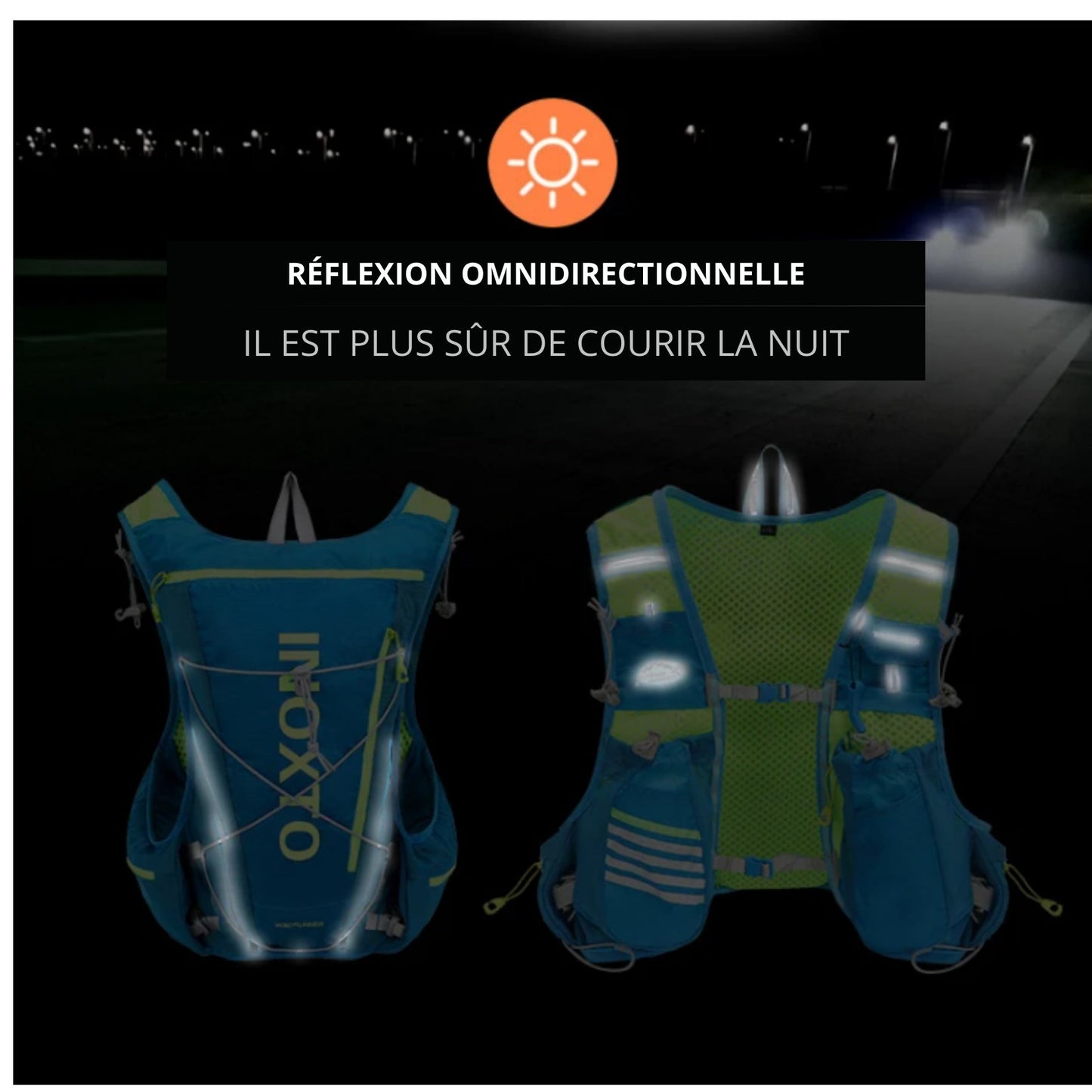 Sac randonnée | Sac à eau running™ - Musculation Vitality